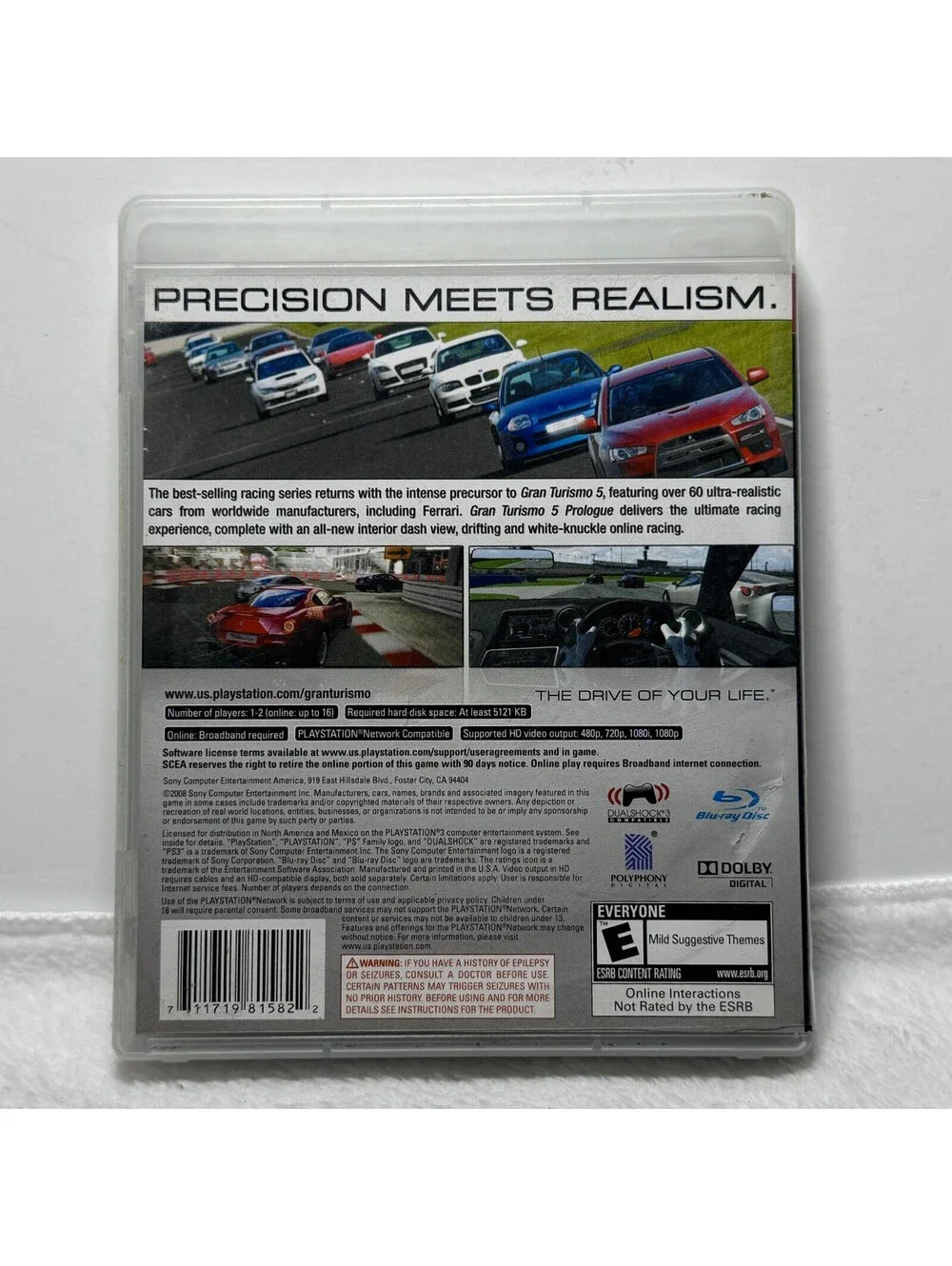 Gran Turismo 5 Prologue Sony PlayStation 3 PS3 Complete CIB Working